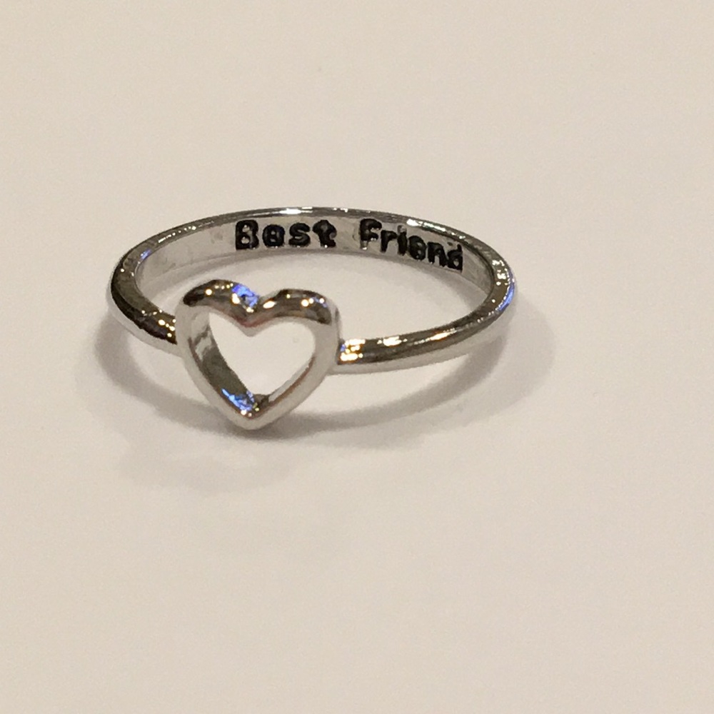 🔥 NEW silver heart ring